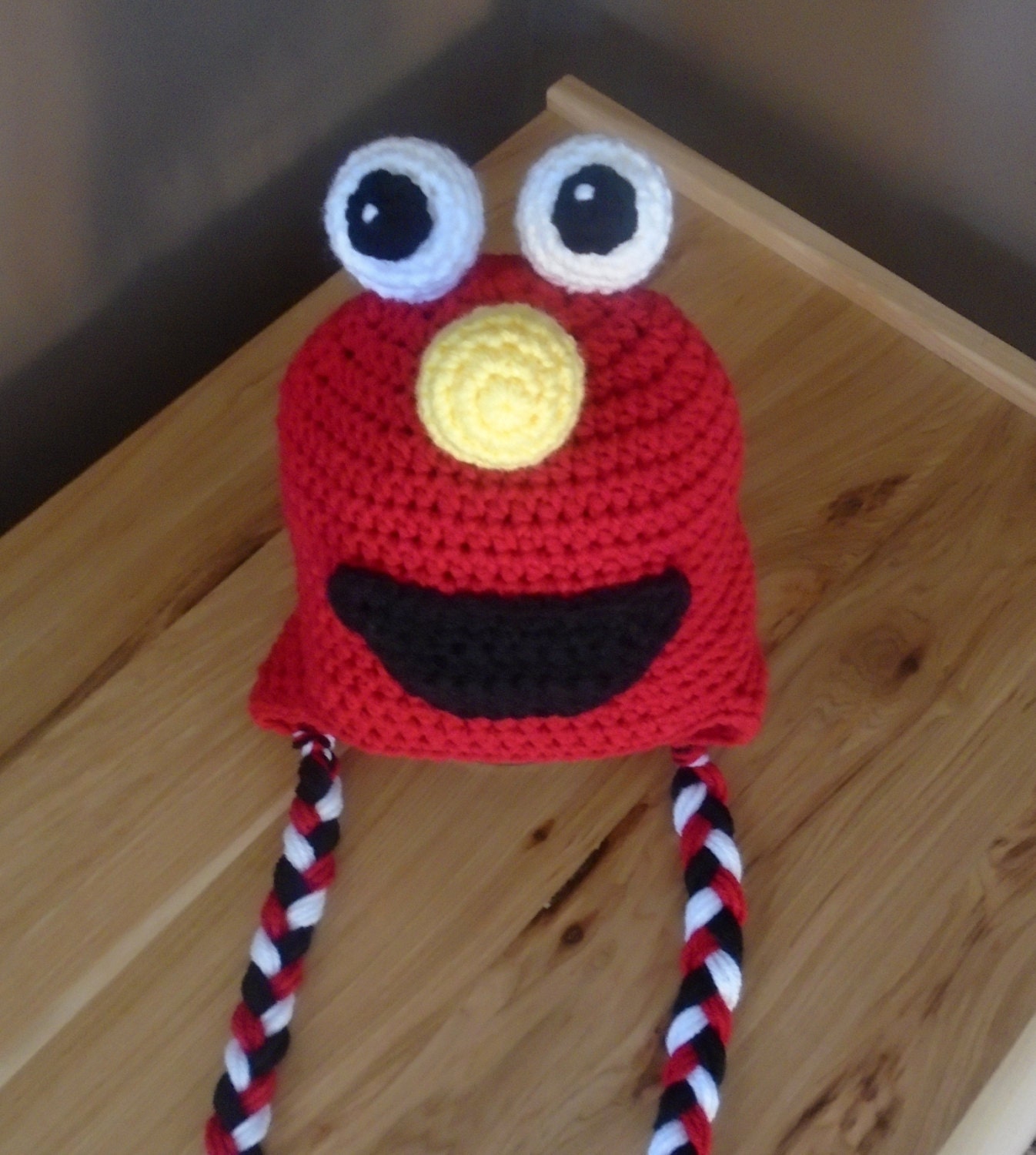 Elmo Hat Crochet Boy's Hat Sesame Street Hat