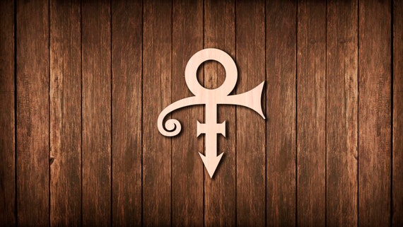 Prince Rogers Nelson wall sign music logo symbol Logo Wooden Cutout Silhouette Room Decoration wood hanging Trendy USA birch