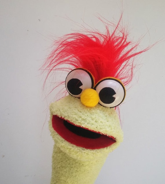 Sock Puppet Hand Puppet Red hair Hand Puppet