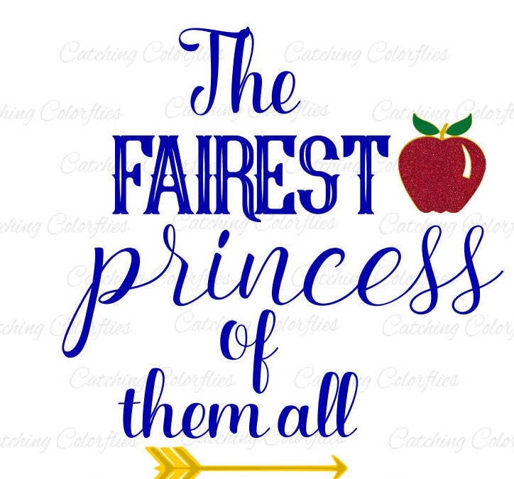 Download Snow White SVG Cutting Files The Fairest One of