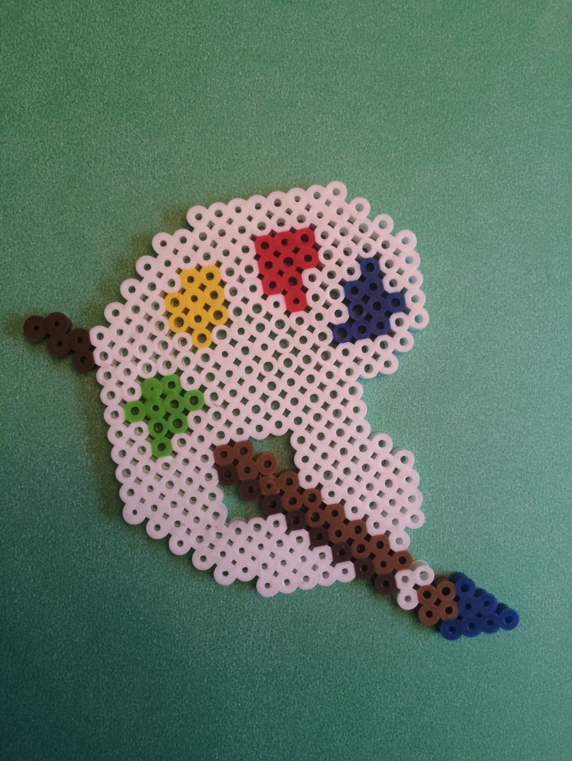 Paint palette perler bead