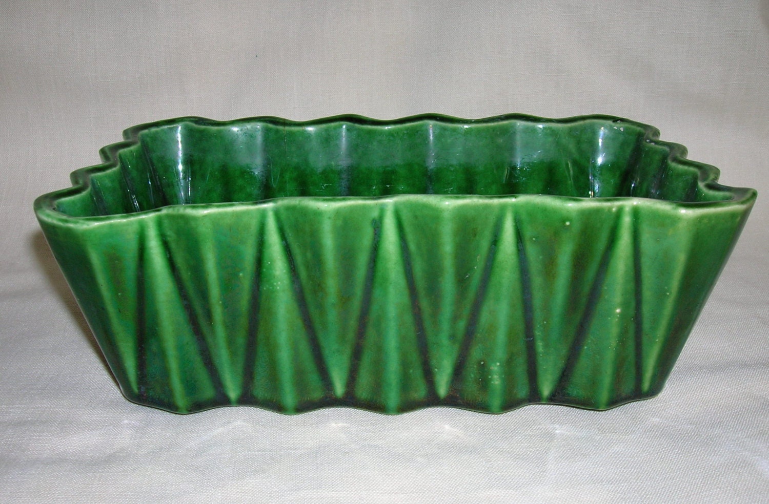 McCoy Pottery Vase Rectangular ShapePlant