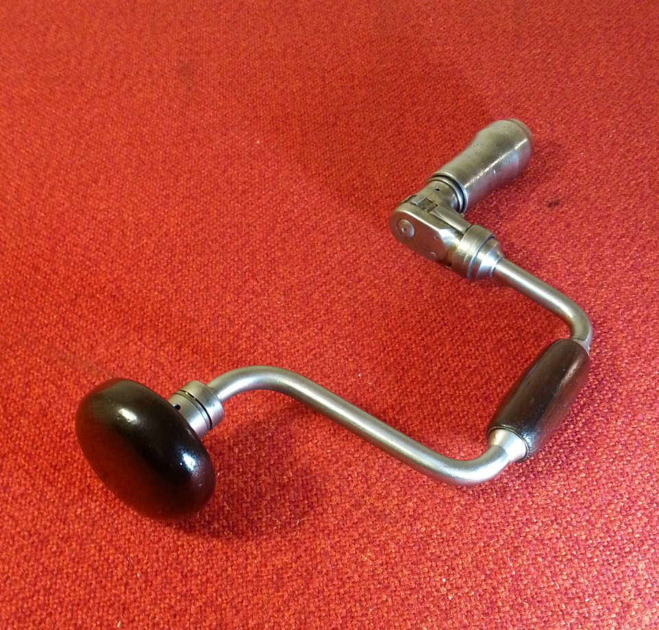 Millers Falls Bit Brace Hand Drill No. 323 Ratcheting Brace