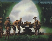 Fort Bragg NC Artillery Firing at Night C-21 Vintage Postcards Collectibles Military Fort Bragg NC Artillery Firing at Night C-21 Vintage Postcards Collectibles Military
