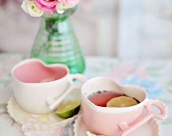 Pastel Latte Mug, Fantasy Art Mug, Colorful Coffee Mug, Mothers Gift, Wife Gift, Anniversary Mug, Wedding Centerpiece, Spring Home Decor