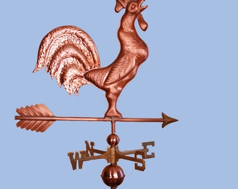 Copper Rooster Weathervane, BH-WS-113