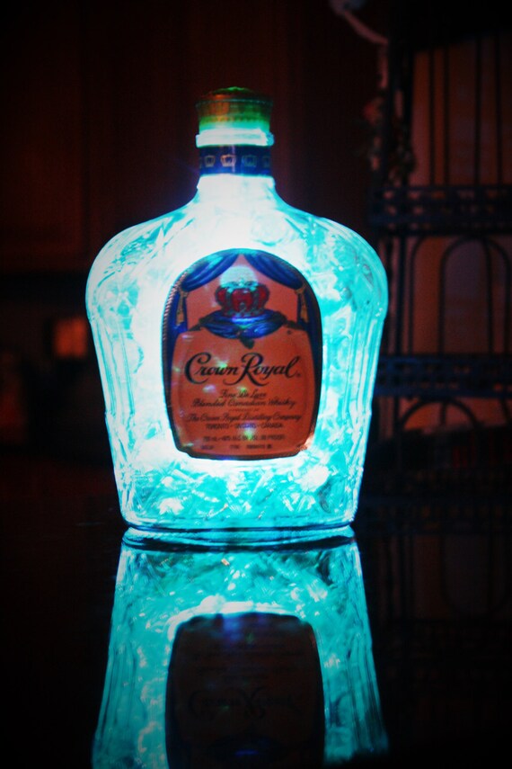 Crown Royal Bottle Lamp Crown Royal Light Liquor Bottle