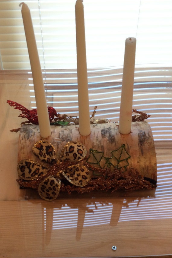 Birch Candelabras/MultiCandle Centerpieces/Table Centerpiece