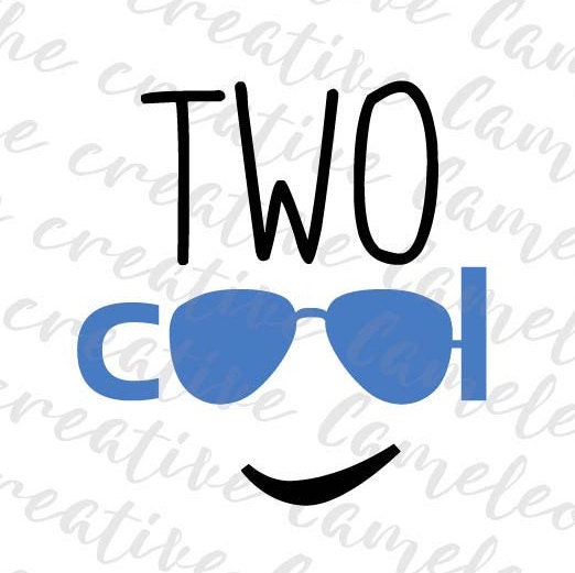 Two Cool SVG file cutting file Birthday Boy by TheCreativeCameleon
