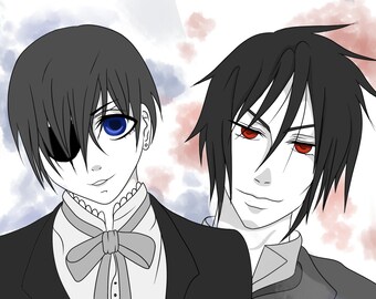 Black Butler - Ciel/Sebastian Fanart