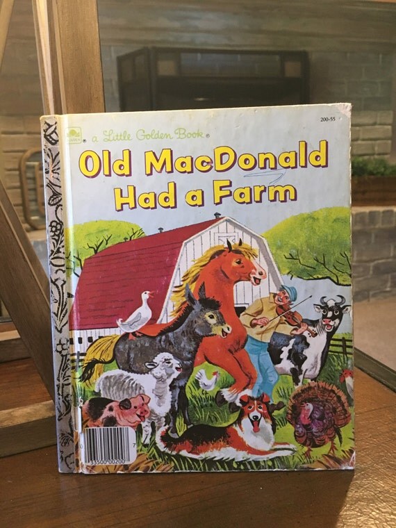 Vintage Little Golden Book Old MacDonald Had a Farm