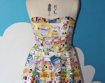 retro disney posters sweet heart dress