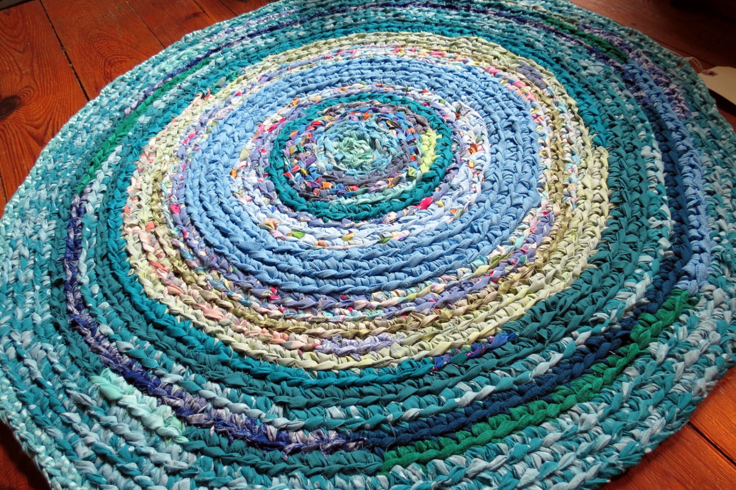 Rag rug rag rugs. braided rug crochet rug