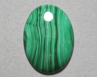 green MALACHITE oval cabochon 22X30mm designer cab