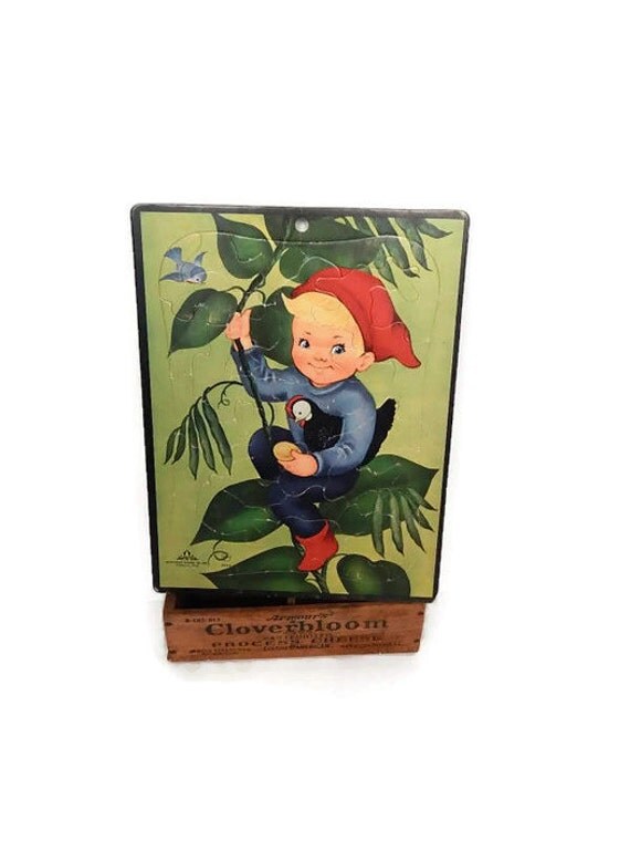 Vintage Jigsaw Puzzle Jack and the Beanstalk Children's