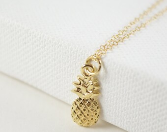 Items similar to Tropical Pineapple Necklace on Etsy