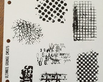 Tim Holtz Ultimate Grunge Stamp Set, Tim Holtz Stampers Anonymous, Ultimate Grunge Stamp Set, Tim Holtz, Tim Holtz Stamp Set, Grunge Stamps