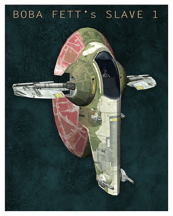 star wars boba fett's starship