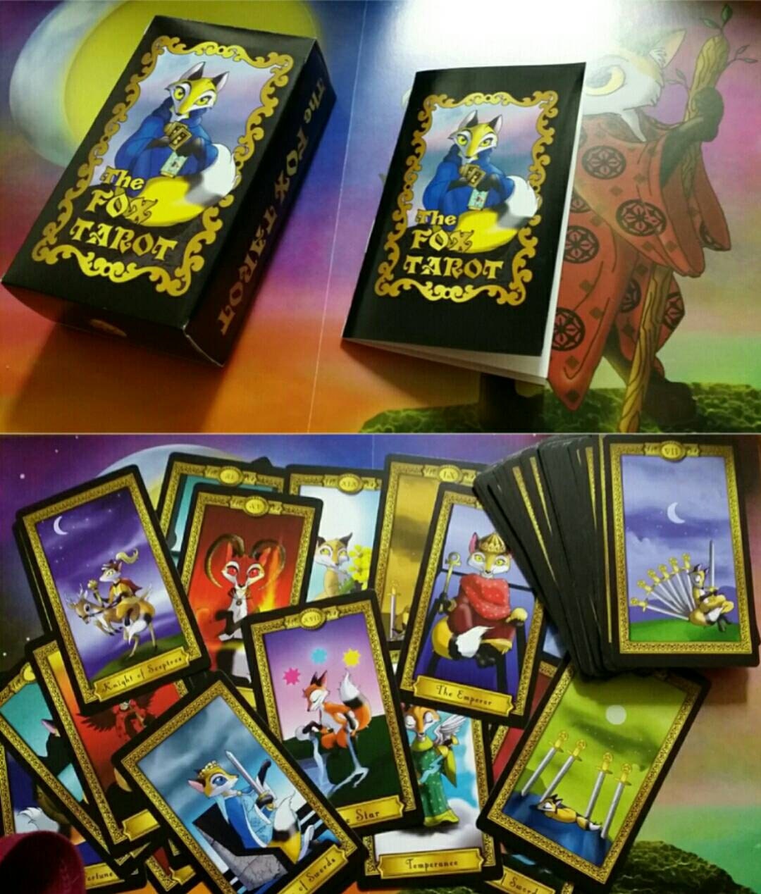 Лиса таро. Tarot Fox. Richard Fox Tarot.