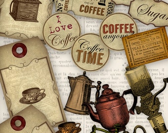 Crafting Printables Digital Collage Sheets and par VectoriaDesigns