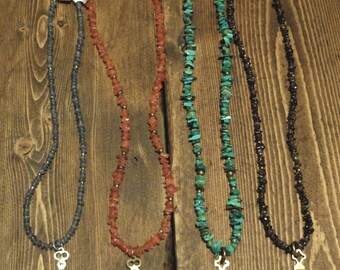 SALE Beaded Optometry Lens Necklace FREE SHIPPING