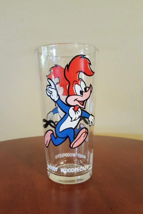 woody woodpecker pepsi glass