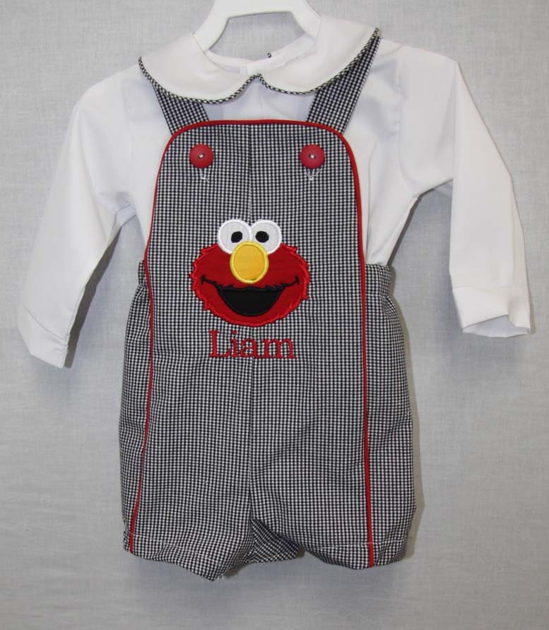 Elmo Birthday Outfit Baby Boy Clothes Elmo Birthday Shirt