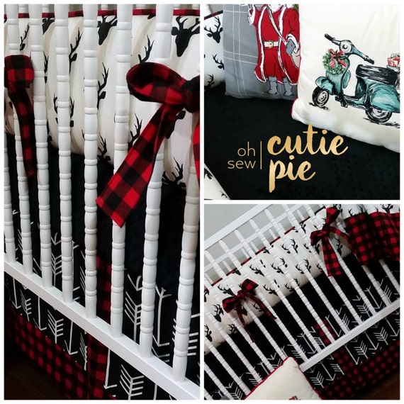 Buffalo plaid lumberjack plaid holiday baby by OhSewCutiePie