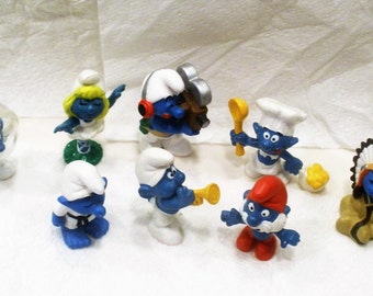 smurf toys from the 80's