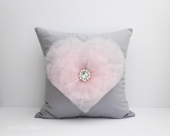 Pillows Nursery Pillow Pillow Cover Pink and Grey Pillow