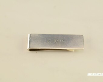 Tiffany & Co. Sterling Silver Engraved Money Clip