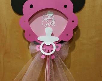 Baby Minnie Mouse Cake Topper (Minnie Mouse baby shower decoration)