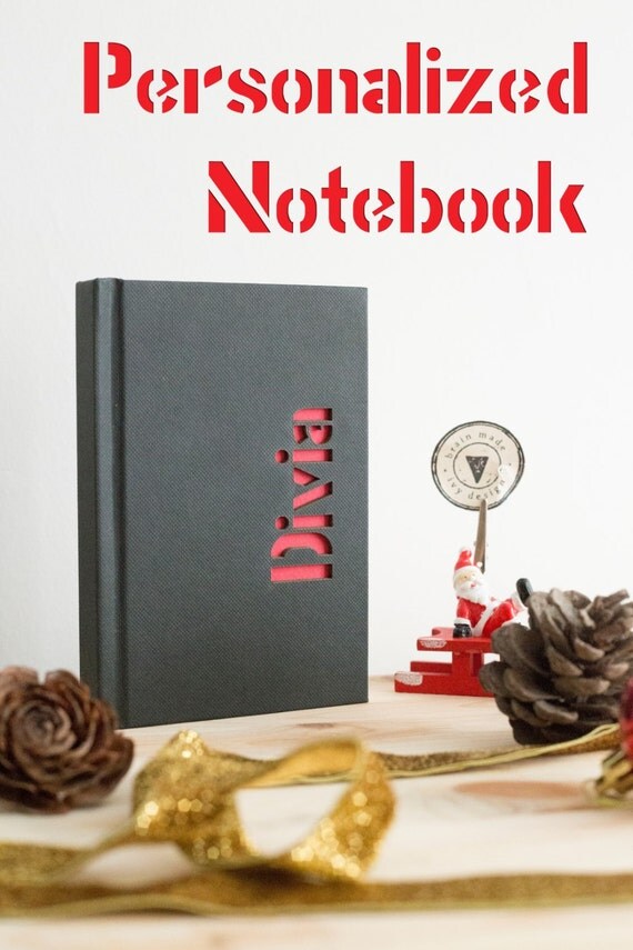 CUSTOM NAME Notebook Personalized Diary Personalized