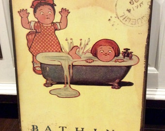 Vintage Bathroom Wall Decor vintage bathroom wall decor | etsy Vintage Bathroom Wall Decor vintage bathroom wall decor | etsy