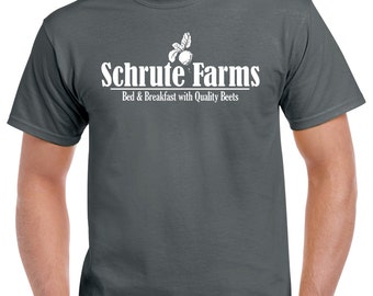 Schrute Farms T-Shirt - The Office T-Shirt - The Office TV Show Shirt - Dwight Schrute Beets - Michael Scott The Office Shirt - The Office