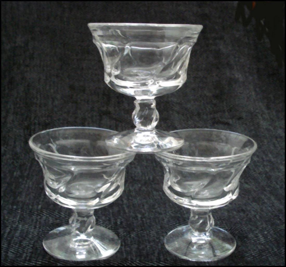 Fostoria Jamestown Clear Glass Set of by
