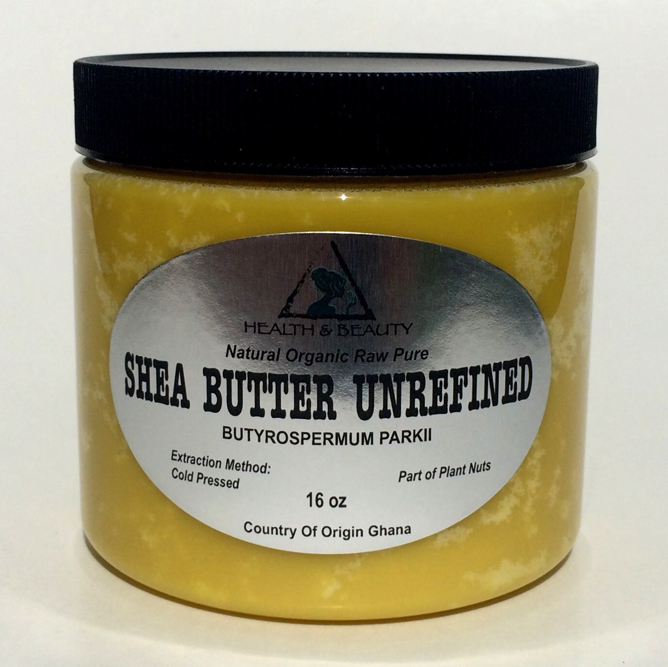16 oz 1 Lb SHEA BUTTER UNREFINED Yellow Organic Raw Cold