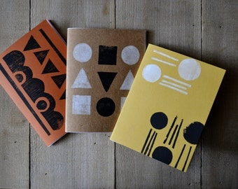 pocket notebooks / / pack of 3 / / assorted