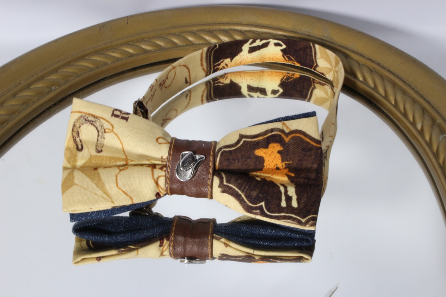 Cowboy Bowtie Novelty Unique Design Bow Tie / by AsherTailored