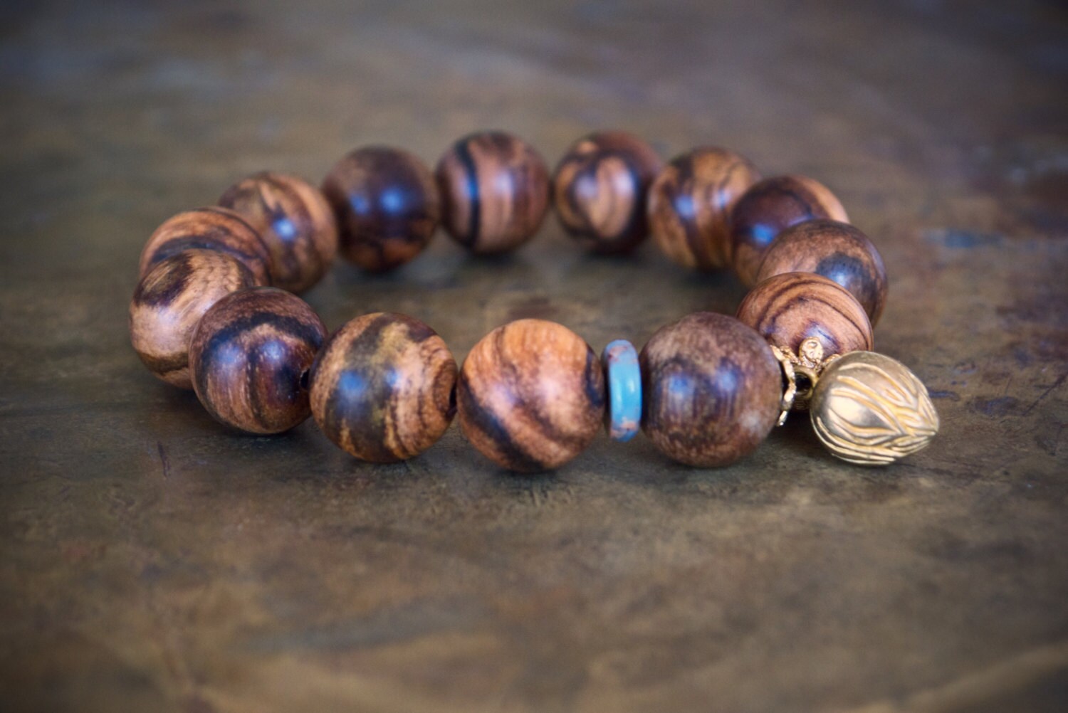 Buddhist mala bracelet Buddhist bracelet Wood bead