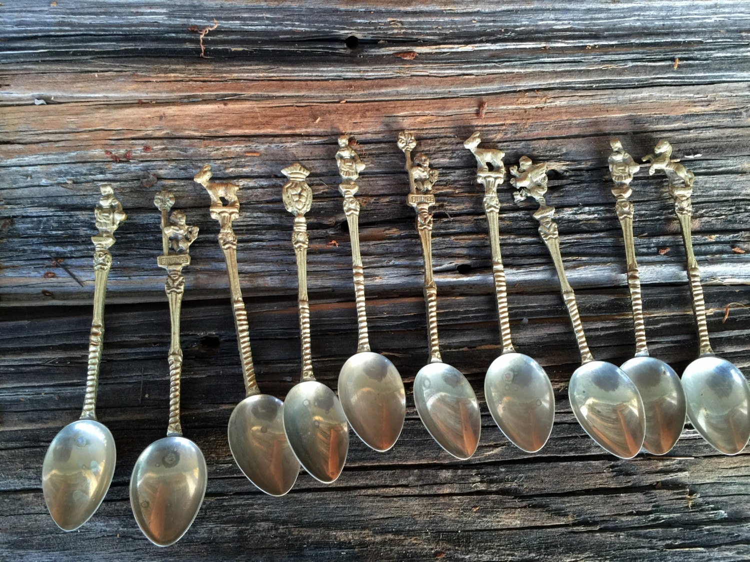 Vintage Salt Spoons Collectible Demitasse salt by NanasOldShed