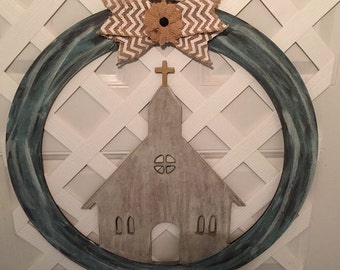 Religious Gifts - Religious Wall Art - Christian Gifts - Christian Wall Art - Door - Door Hanger - Spring Door Hanger - Summer Door Hanger