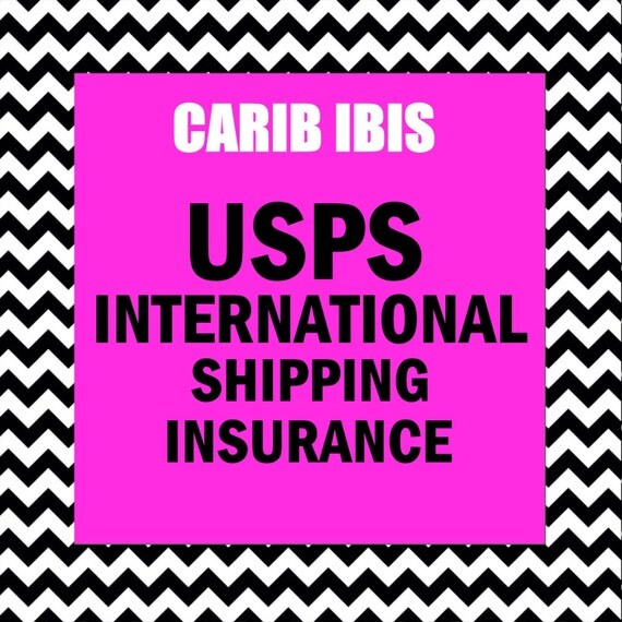 USPS International Shipping Insurance Addon Orders totaling