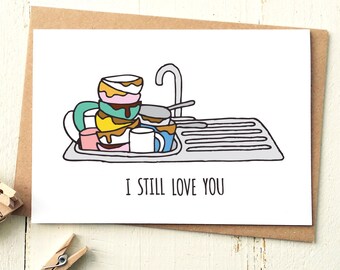 I Still Love You Card - Funny Love Cards - Boyfriend Card - Funny Anniversary Card - Husband Card - Funny Birthday Card - Card For Boyfriend