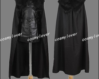 Game of Thrones Jon Snow Custom Made Cosplay Costume