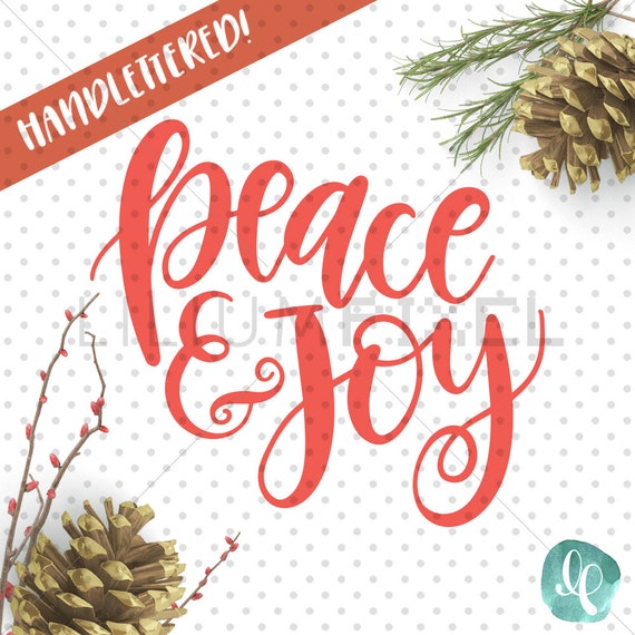 Download Christmas SVG Cutting Files / Peace and Joy SVG by ...