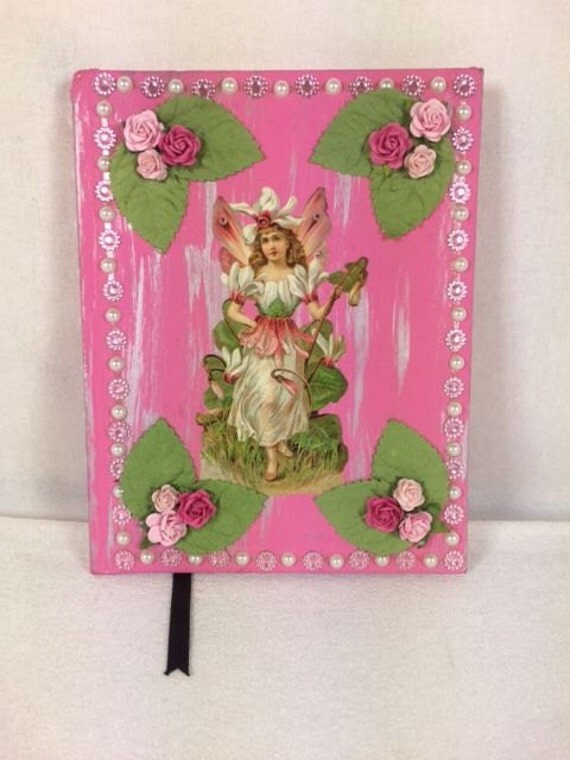 PInk Fairy Notebook Diary Fairies Magical Book Fairy Diary