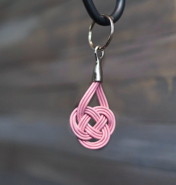 Celtic Knot Keychain Fairy Tales Keychain by IntertwinedbyLBH