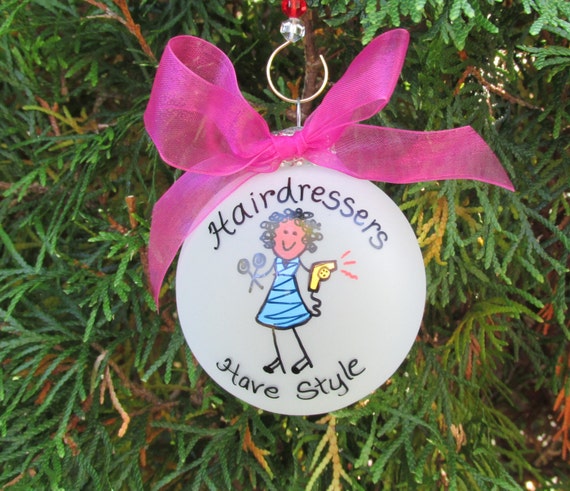 hairdresser ornamenthair dressercustom personalized hairdresser ornamenthair dressercustom personalized