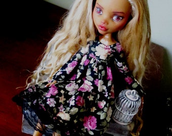 Monster High Repaint - Monster High Custom - OOAK Doll - Clawdeen Wolf Repaint - Monster High Doll - BJD Faceup